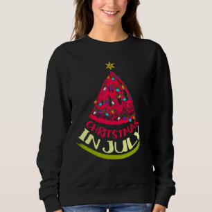 Sudadera Navidad En Julio Rodaja De Sandía Navidad En Ju