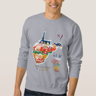 Sudadera Navidad en Virginia Occidental
