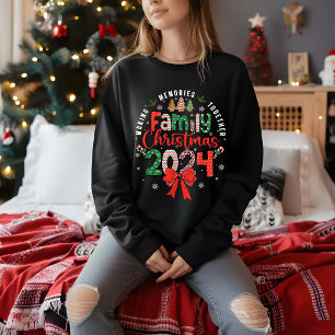 Sudadera Navidad Familiar 2024 Creando Recuerdos Juntos