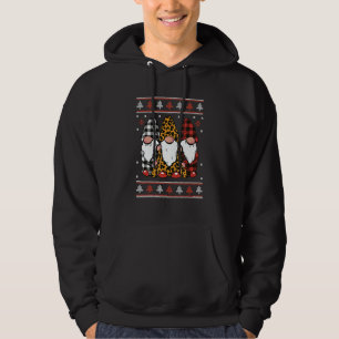 Sudadera Navidad Fea Gnomo Bonito Duende Duende Con