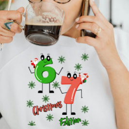 Sudadera Navidad Gen Alpha 6 7 Meme Dibujo Animado 