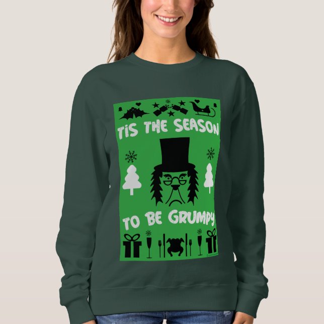 Sudadera Navidad gruñón    (Anverso)