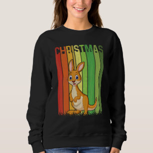 Sudadera Navidad Kanguro Retro Lindo Grupo Xmas Combinando 