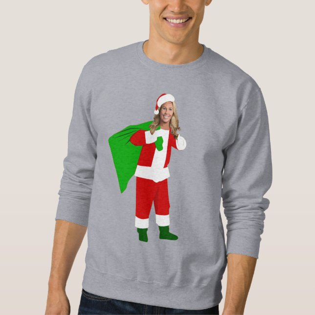 Sudadera navidad Marjorie Taylor Greene Papá Noel (Anverso)