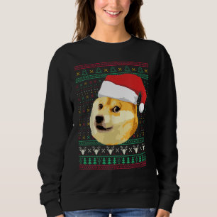 Sudadera Navidad Meme Shiba Inu Santa Funny Ugly Swe