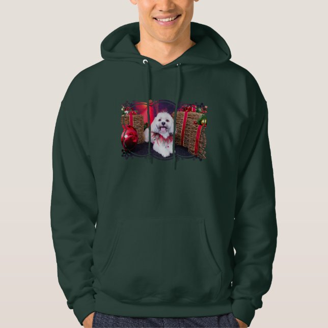 Sudadera Navidad - Muffie - Lasa Apso (Anverso)