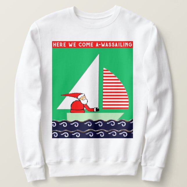 Sudadera Navidad Navegando (Anverso del diseño)