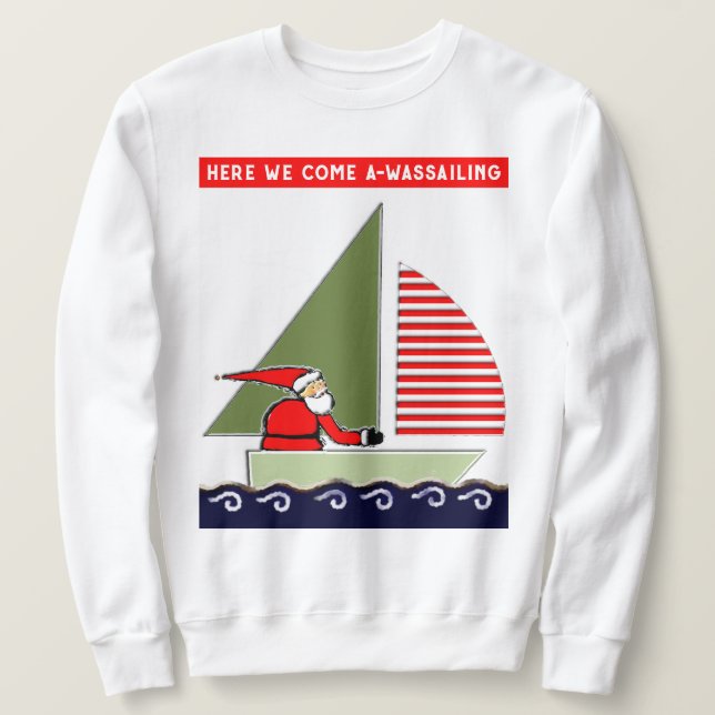 Sudadera Navidad Navegando (Anverso del diseño)