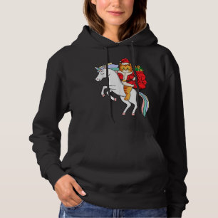 Sudadera Navidad Papá Noel Gorra Unicorn Xmas