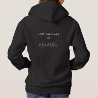 Navidad pasado como señora Personalized Surname