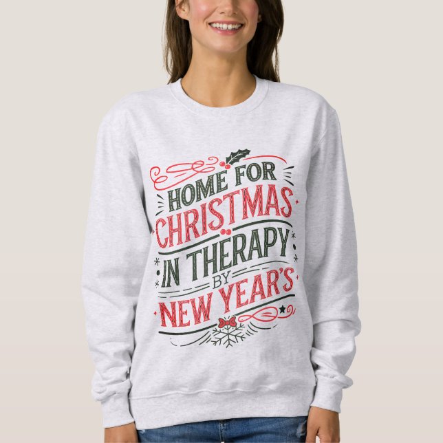 Sudadera Navidad sarcástica  (Anverso)