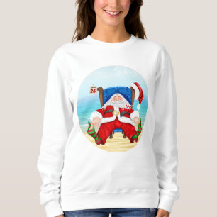Sudadera Navidad tropical camiseta o camiseta de Santa