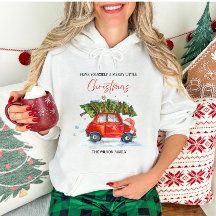 Navidad ventilado personalizada - Coche rojo con á