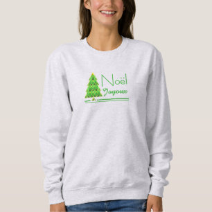 Sudadera Navidad Verde Noel Joyoux
