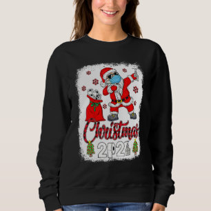 Sudadera Navidades 2021 Santa Dabbing Ropa mascara Ropa