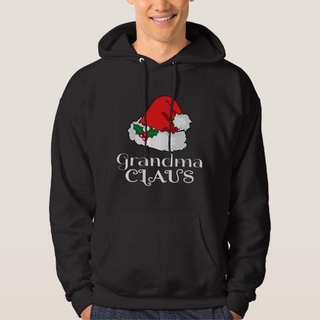 Sudadera Navidades Abuela Claus coincidiendo con Pajama San (Anverso)