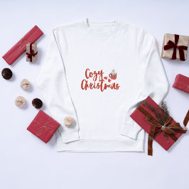 Sudadera Navidades acogedores: diseño de chocolate caliente