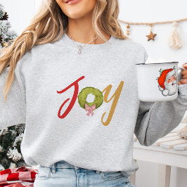 Sudadera Navidades Alegran Fun Fun Whimsical Cute Wreath