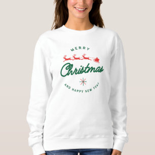 Sudadera navidades, alegres y brillantes, alegres, modernas