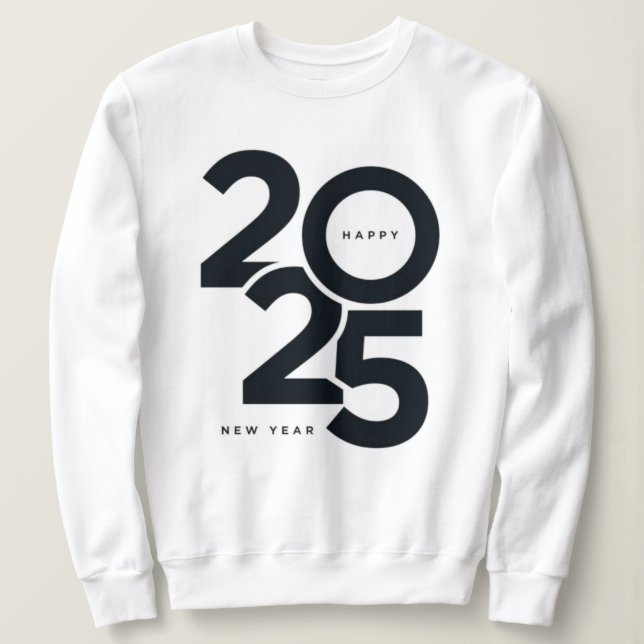 Sudadera navidades, alegres y brillantes, alegres, modernas (Anverso del diseño)