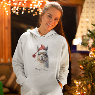 Sudadera Navidades Alpaca, personalizable