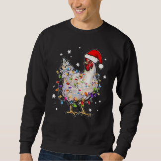 Sudadera Navidades alumbran pollo Santa