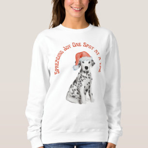Sudadera Navidades amables, camiseta de perro de Dalmacia, 