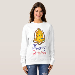 Sudadera Navidades Amarillos se amordazan con galleta dulce