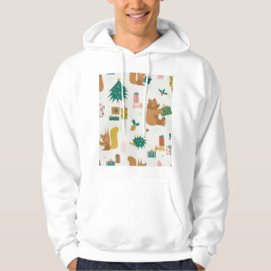 Sudadera Navidades Animales Forestales: Vibe de época