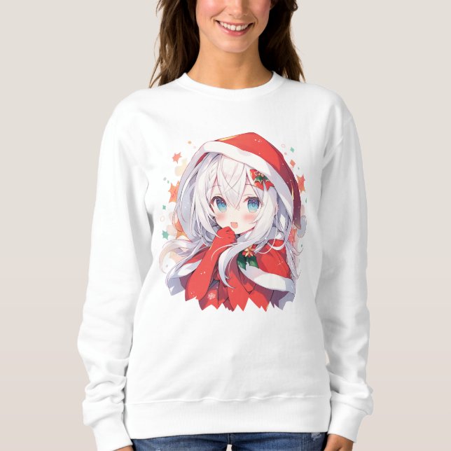 Sudadera Navidades Anime Sweatshirt, Anime Shirt, Anime (Anverso)