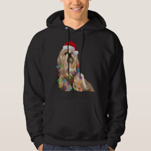 Sudadera Navidades Apso de Lhasa iluminan el amante del per