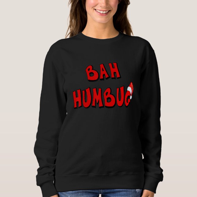 Sudadera Navidades Bah Humbug (Anverso)