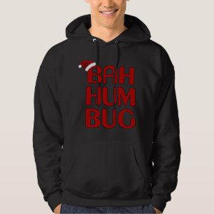 Sudadera Navidades Bah Humbug Shirt-Xmas Humbug Santa Hat