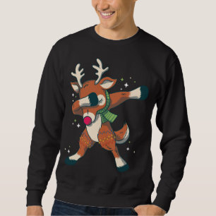 Sudadera Navidades bailando con reno en la hormiga de renos