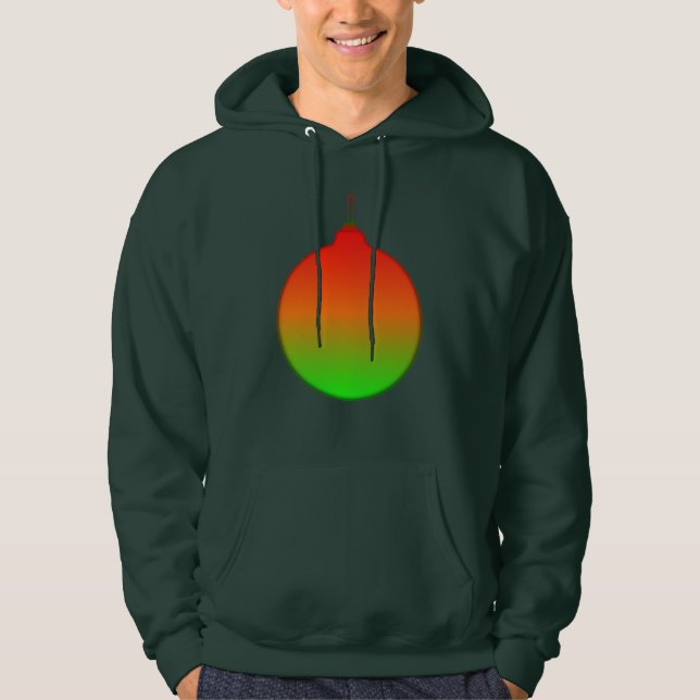 Sudadera Navidades Ball Ornament Hoodie de los Hombres (Anverso)
