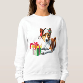 Sudadera Navidades Basenji Perro Cachorro