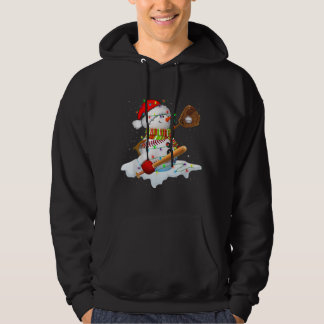 Sudadera Navidades Bate de Béisbol Snowman Santa Snowflake 