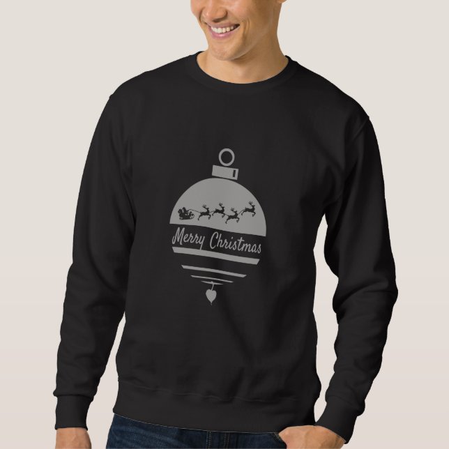Sudadera Navidades bauble Feliz Navidad (Anverso)