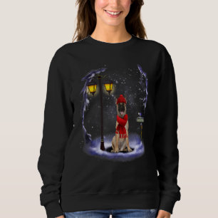 Sudadera Navidades belgas de la Pastora Santa Nieve ilumina