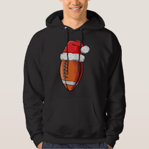 Sudadera Navidades Bolas de fútbol Santa Hat Deportes diver