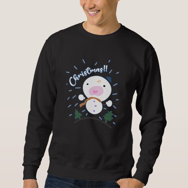Sudadera Navidades burdos Snowboy (Anverso)