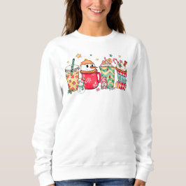 Sudadera Navidades Café Bebe Snowman Sweatshirt