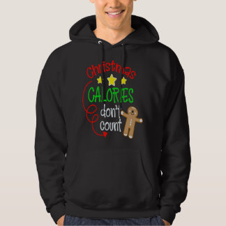 Sudadera Navidades calorías no cuentan - divertido jengibre
