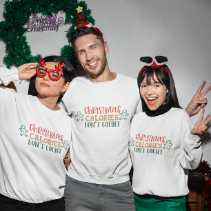 Sudadera Navidades calorías no cuentan navidades