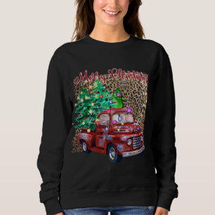 Sudadera Navidades Campesinos Camión Rojo Estético Y Cristo