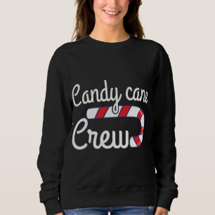 Sudadera Navidades Candy Cane Crew Family Xmas Matando