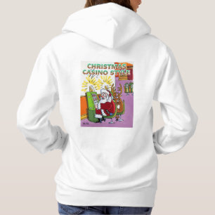 Sudadera Navidades Casino Style mujeres de la espalda blanc