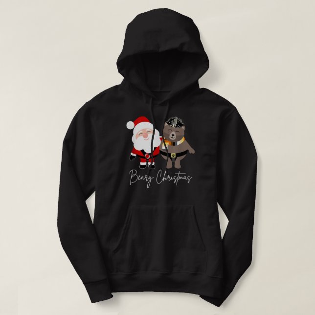 Sudadera Navidades cautivos entregan osos de Santa Gay masc (Diseño del anverso)
