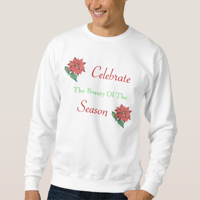 Sudadera Navidades Celebración Diseño Damas Camisas suaves (Anverso)