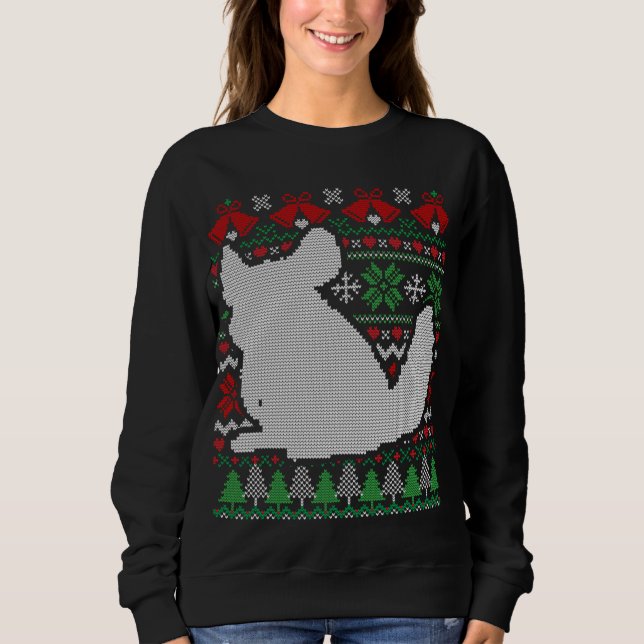 Sudadera Navidades Chinchilla Gift (Anverso)